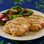 Corn Red Pepper Bacon Cakes Corn Red Pepper Bacon Cakes