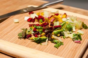 Rainbow Swiss chard stems