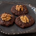 Flourless Chocolate Walnut Cookies from Recipe Renovator Flourless Chocolate Walnut Cookies