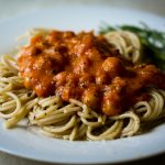 VodkaChickpeaSauce Pasta with chickpea-vodka sauce