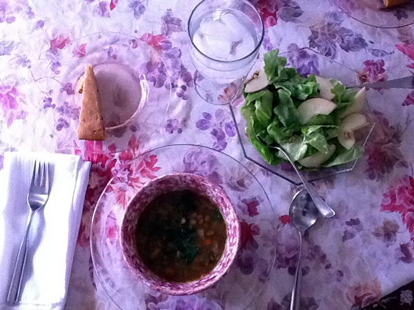 October Unprocessed lunch