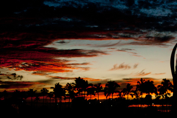 Last Sunset at Hawai'i Food and Wine Festival 2011