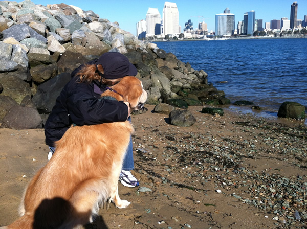 Waters Edge with Buddy Girl