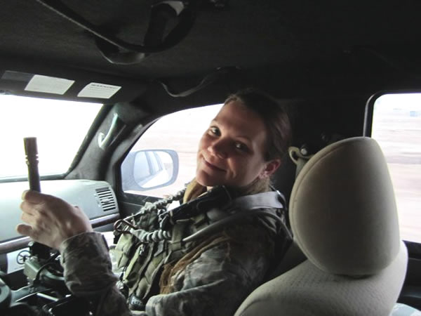 Lt. Colonel Pam Alley, serving in Iraq