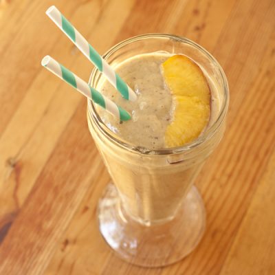 Peach Mango Power Smoothie from Recipe Renovator