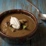 Creamy Spinach & Mushroom Soup with vegan creme fraiche by Recipe Renovator Creamy Spinach & Mushroom Soup with vegan creme fraiche