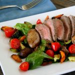 Steak and roasted potato salad | Photo by Rustic Garden Bistro for Recipe Renovator Steak and roasted potato salad | Photo by Rustic Garden Bistro for Recipe Renovator