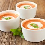 Chilled Tomato-Pepper-Basil Soup from Recipe Renovator | Raw, vegan, gluten-free Chilled Tomato-Pepper-Basil Soup from Recipe Renovator | Raw, vegan, gluten-free