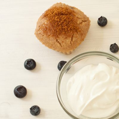 Blueberry Sour Cream Muffins | Recipe Renovator | Gluten-free | Vegan