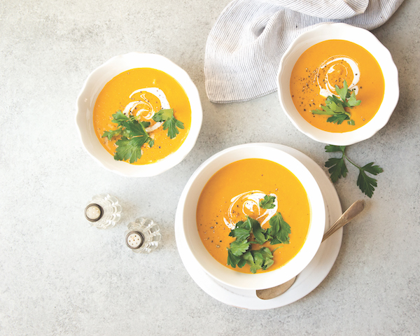 Roasted Carrot Bisque from Eat Dairy Free—The Cookbook
